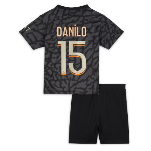 Paris Saint-Germain Danilo Pereira #15 Rezervni Dres za djecu 2023-24 Kratak Rukav (+ Kratke hlače)